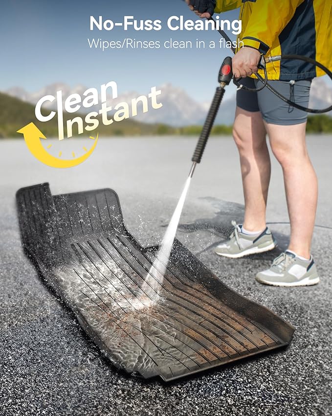 3W Floor Mats for Benz E-Class 2017-2023 Sedan & Wagon Only, E300/E350/E400/E43 AMG/E450/E53 AMG/E550/E63 AMG S TPE All Weather Floor Liner, 1st&2nd Row Full Set Car Liners Black