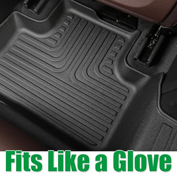 for Nissan Armada/Infiniti QX80 Floor Mats 2019-2024,Car Mats for Nissan Armada/Infiniti QX80 8 Seats(Bench Seat) All Weather Floor Mats Cargo Liner Accessories Car Mat