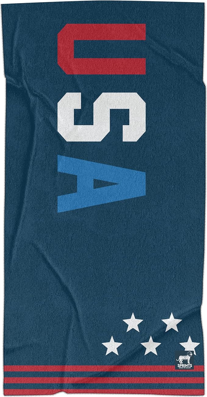 Sprints Athletic Running Towel, Full-Sized, Car Seat Cover - Performance Microfiber…(USA)