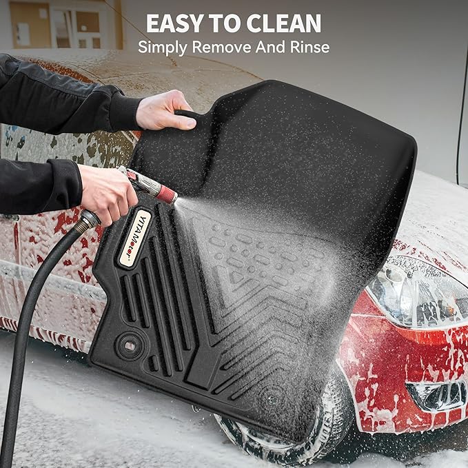 YITAMOTOR Floor Mats Set Fit for Toyota Corolla 2026-2020, All Weather TPE Corolla Floor Liners and Trunk Mat Custom Fit Front & 2nd 2 Row Seat & Cargo Liners, Black