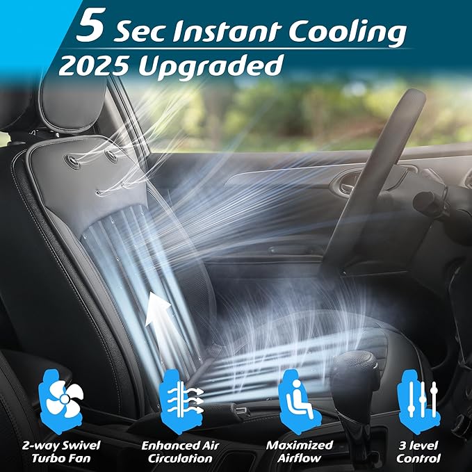 2025 Upgraded Design Comfortable Seat Cover, Universal Seat Cushion for Winter, Fashion Black