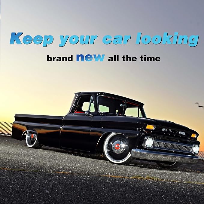 [2025 Upgrade] Heavy Duty Truck Cover Waterproof All Weather. Full Outdoor Pickup Sun UV Protection for Most Regular Cab Short Ford F100 Chevy C10 S10 Ram 150 250. (Length Up to 210 inch) M