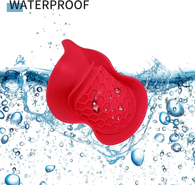 Amooca Car Cup Coaster Universal Non-Slip Cup Holders Bling Crystal Rhinestone Car Interior Accessories 2 Pack Red