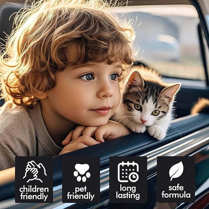 ar Air Freshener Vent Clips, Peach Scent, 6 Pack, Long Lasting Scent Up to 180 Days