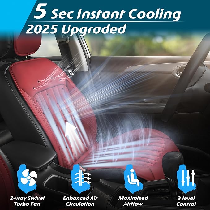 2025 Upgraded Design Comfortable Seat Cover, Universal Seat Cushion for Winter, Fashion Red