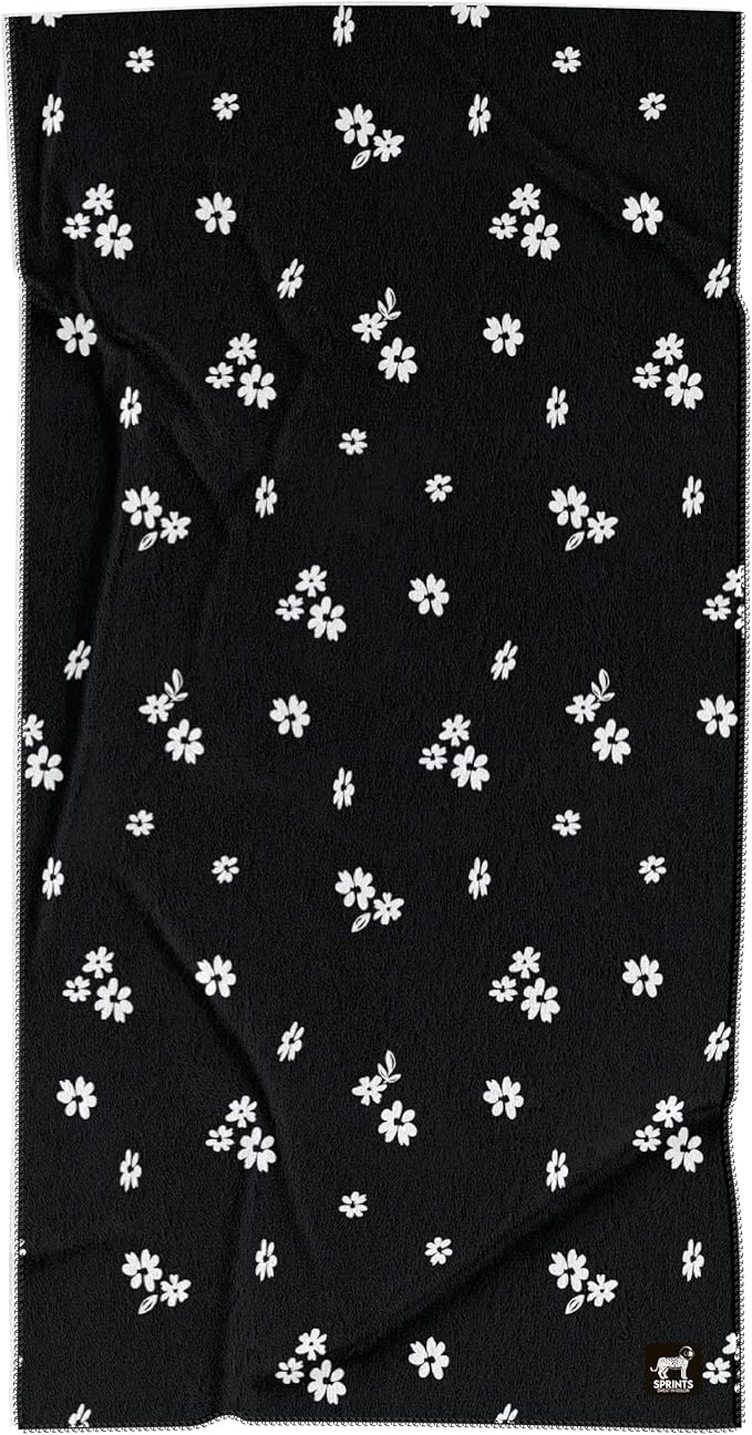 Sprints Athletic Running Towel, Full-Sized, Car Seat Cover - Performance Microfiber (Florid Declamation)