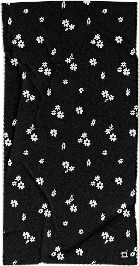 Sprints Athletic Running Towel, Full-Sized, Car Seat Cover - Performance Microfiber (Florid Declamation)