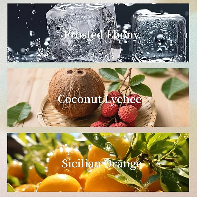 THEDOTS Coconut Lychee Car Vent Clip, Fabric Sachet Air Freshener, 30 Days Long-Lasting for Car Interior Decor, Non-Toxic (1 Pack)