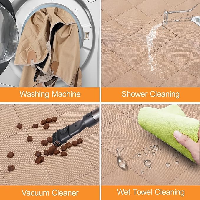 GXT Dog Back Seat Cover Protector for Cars SUV and Trucks with Mesh Window, Scratchproof Nonslip and Waterproof Material