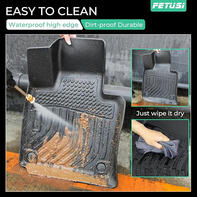 Floor Mats & Cargo Liner Set Custom Fit for Mazda CX-30 2020-2024 2025, All Weather Protection for Car Mats Anti-Slip TPE Odorless Floor Liners Mazda CX-30 Accessories Waterproof Trunk Mat, Black