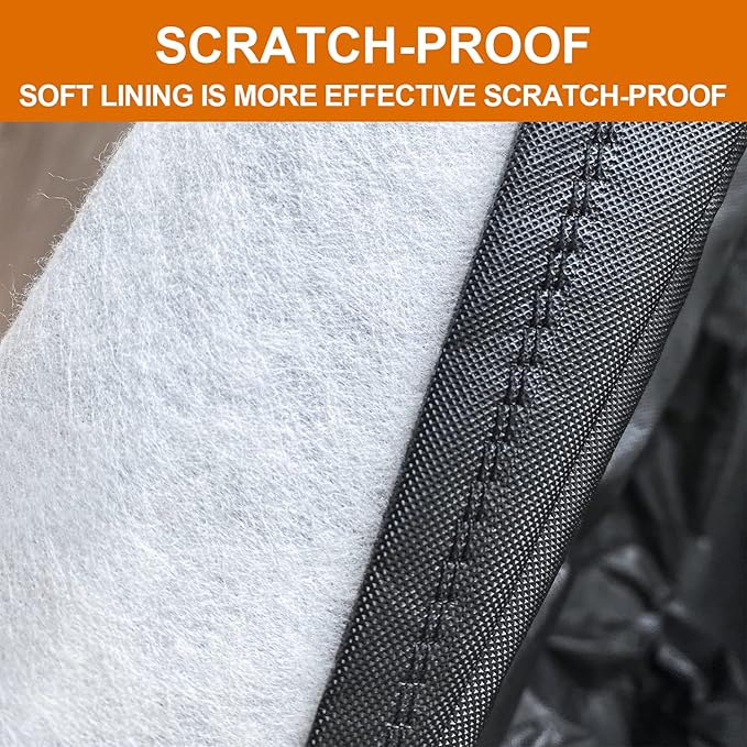 Kayme 7 Layers Car Cover Custom Fit for Chevrolet Chevy Camaro (2010-2025) Waterproof All Weather for Automobiles, Outdoor Full Cover Rain Sun UV Protection.Black