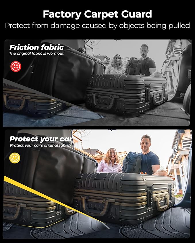 3W Cargo Liner Fit Volvo XC60 2018-2024 2025 2026 TPE All Weather Custom Fit Volvo XC60 Tunk Mat Accessories Black