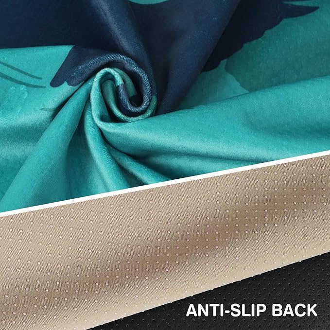 Waterproof Car Seat Cover with Non-Slip Back - Portable Auto Seat Cushion Fit for Cars Truck SUV Seats - Universal Carseat Protector Great for Dog or Kid Outdoor Sport Activities(Bear & Bird)