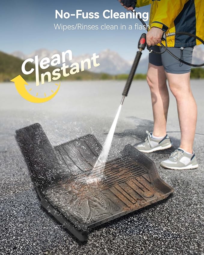 3W Floor Mats Fit Range Rover Sport 2023 2024 2025(Not for Range/Land Rover Discovery Sport) TPE All Weather Custom Fit for Land Rover Sport 1st and 2nd Row Car Liners Black