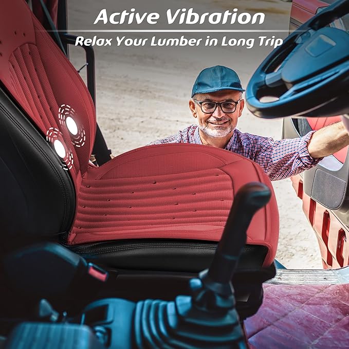 2025 Upgraded Design Comfortable Seat Cover, Universal Seat Cushion for Winter, Fashion Red