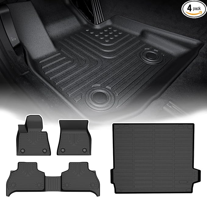 for BMW X5 Floor Mats 2026 2025 2024 2023 2022 2021 2020 2019,Car Mats for BMW X5 All Weather Floor Mats Cargo Liner Accessories 2019-2026