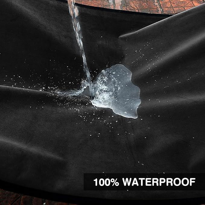 Leader Accessories Velvet Waterproof Car Seat Cover Black Anti-Slip for Gym Workout, Running, Swimming, Beach and Hiking, Universal Bucket Seat Protector for Cars, SUVs and Trucks