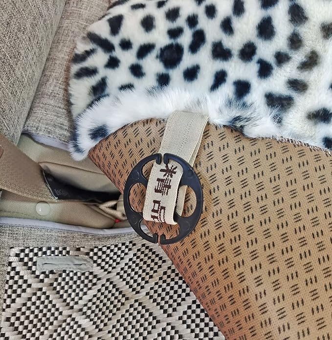 Winter Soft Warm Faux Rabbit Fur car seat Cushion,Universal fit Plush Front and Back Fuzzy car seat Pads Cushion Cover Protector - 1pcs (Front seat 1pcs, Leopard dots)