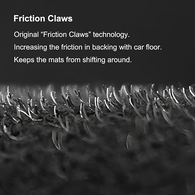 WENNEBIRD Superior Carpet Floor Mats for 2017-2023 Tesla Model 3 (Not for Highland), 0.6-Inch Ultra-Thick, Noise-Reducing, All-Weather Waterproof Anti-Slip – 3-Pc Set