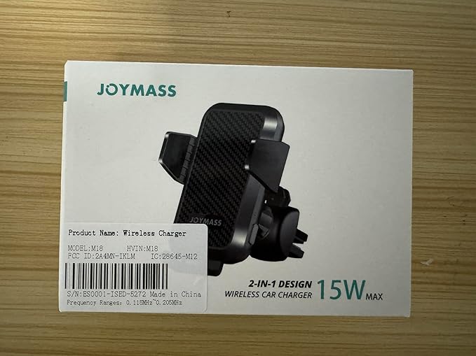 Wireless Car Charger, 15W Fast Charging Auto Clamping Car Charger Cell Phone Holder Mount Vent for iPhone 15 14 13 12 Mini Pro Max 11 XR, Samsung Galaxy S23 Ultra S22 S21+ Note 20, etc - Red