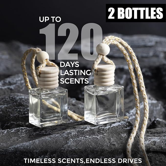 2- Pack Soda Lemonade Car Air Freshener Hanging Long Lasting Car Scent Essential Oil Diffuser Car Perfume Inspired Fragrances for Men and Women by VUTOLLOSA