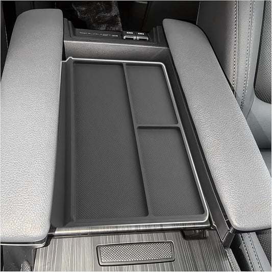 SXCY for 2025 Toyota Sienna Accessories 2021-2025 Sienna Armrest Protective Mats [Not for Cool Box] 2024 2025 Sienna Accessories Center Console Inserts Liner Anti-Slip Anti-Dust Waterproof Mats