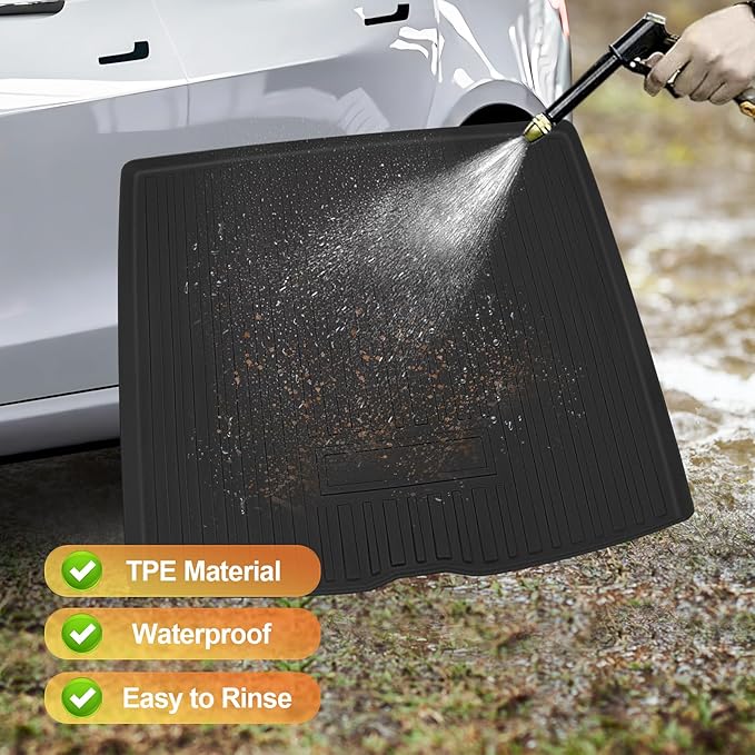 Sze Cargo Liner for Mercedes-Benz GLE Class 5 Passenger 2020-2024 2025 All Weather Trunk Liner Rear Trunk Mat 3D Cargo Mat Anti-Scratch
