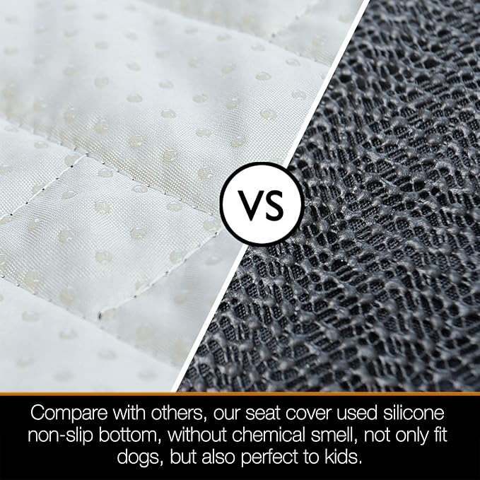 iBuddy Back Seat Cover for Truck, Easy-Install Dog Bench Seat Cover for Trucks Ford F150 F250/Chevrolet Silverado/Ram/GMC Sierra Keep Car Seats Clean & No Scratches Odor Free Pet Pickup Seat Protector