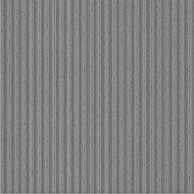 Ottomanson 2'7" x 28' Hallway Runner with Scraper Pile - Extra Durable Non-Slip Rug Mat for Indoor & Outdoor Use - Ideal for Kitchen, Entryway & Garage - High-Traffic Carpet, Gray