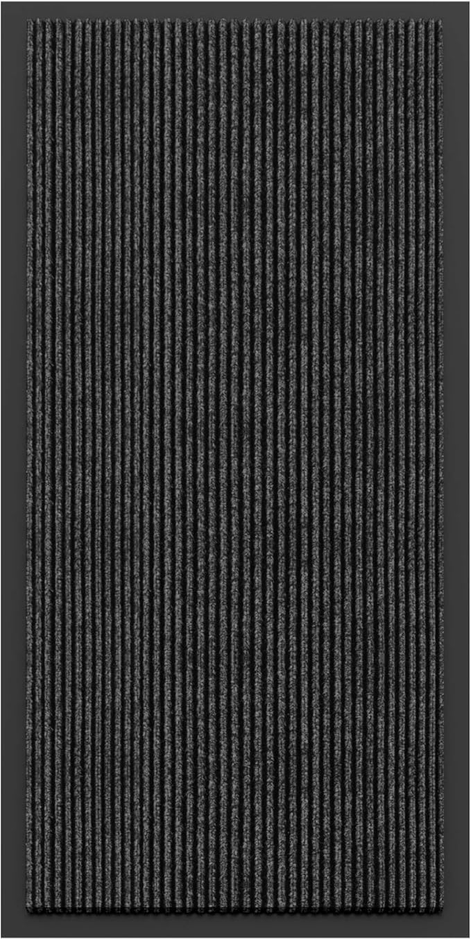 Amyracel Front Door Mat Indoor Outdoor Entrance, 24" x 48" All-Season Waterproof Doormat for Enterway, Heavy Duty Commercial Floor Mat, Fade Resistant, Rubber Back, Low Profile, Easy Clean