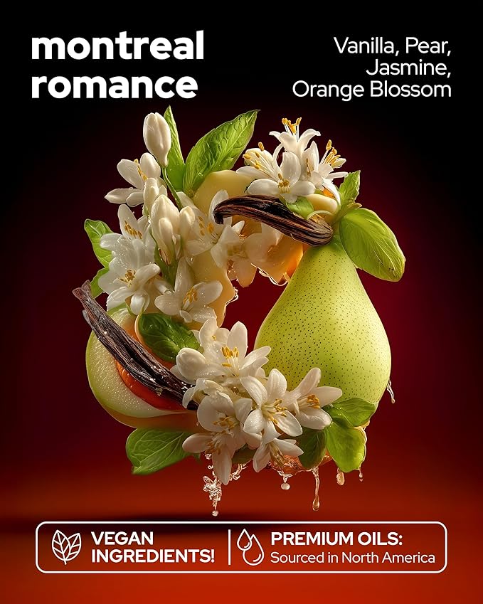 Vilicci Car Air Freshener | Luxurious Auto Perfume | Premium Hanging Air Freshener | Long Lasting Fragrance for Auto and Home | 1 Bottle of Car Scent (1 Count (Pack of 1), Montreal Romance)