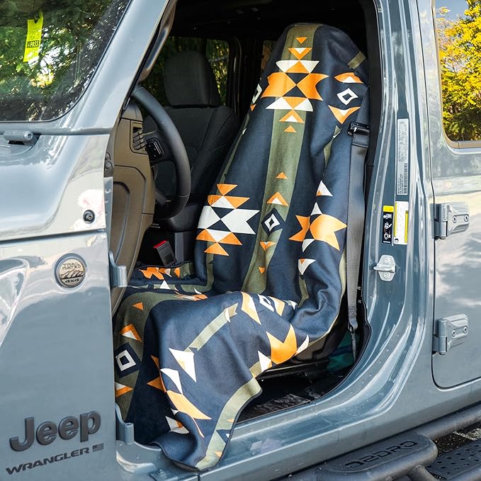 Sprints Athletic Running Towel, Full-Sized, Car Seat Cover - Performance Microfiber (Steppes Frontier)