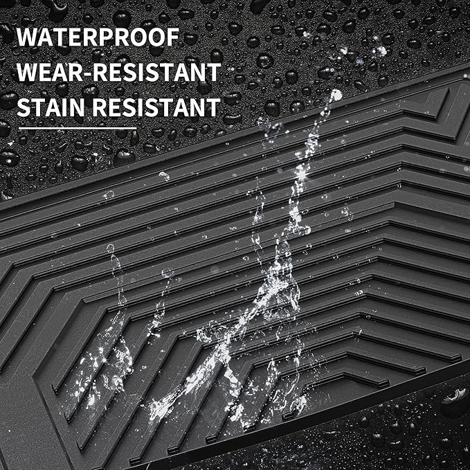 YITAMOTOR Cargo Mat Compatible with 2021 2022 2023 2024 2025 2026 Nissan Rogue No Sport, TPE All Weather Guard Custom Fit Rogue Trunk Liner, Black