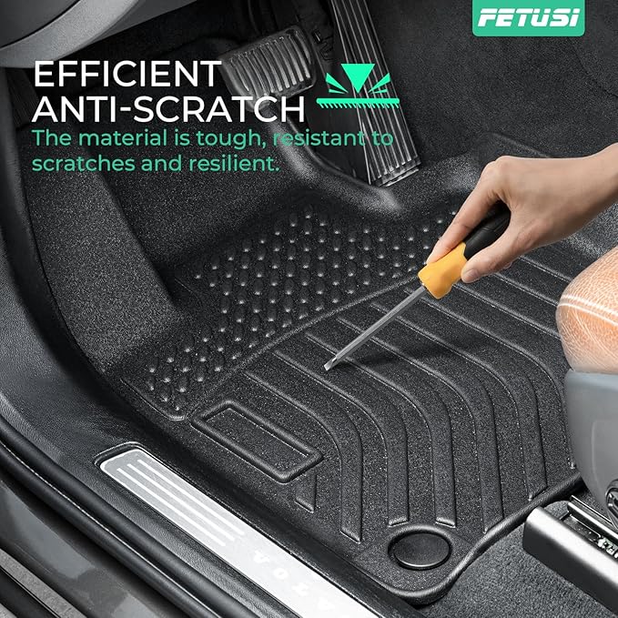 Floor Mats & Cargo Liner Set Custom Fit for Mazda CX-50 2023 2024 2025, All Weather Protection for Car Mats Anti-Slip TPE Odorless Floor Liners Mazda CX-50 Accessories Waterproof Trunk Mat, Black