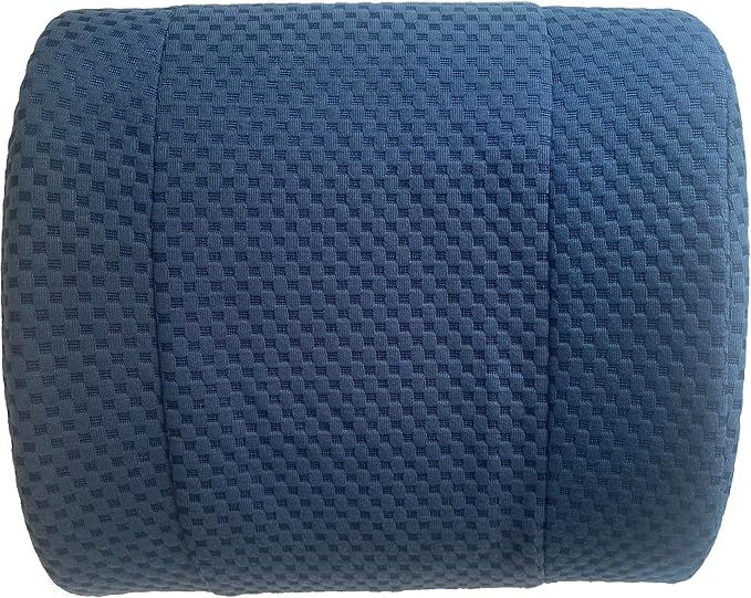 Therapist's Choice Memory Foam Contoured Lumbar Support Pillow - Office Chair Back Support, Back Cushion and Lower Back Pillow - Desk Chair Back Support