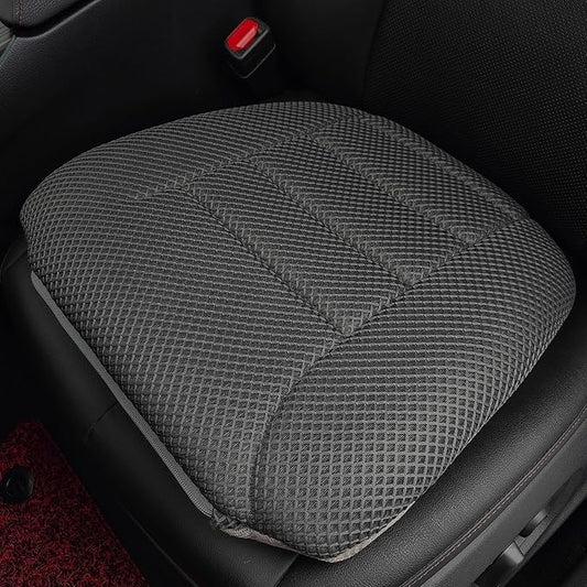 AEROiVi 17.7" L × 16.9" W × 3" H,Car Booster Seat Cushion Raise The Height for Short People Driving, Breathable 3D Air Mesh, 3 Inch Booster Seat, Non-Slip Bottom, Car Seat Pad with Truck,Cars,SUVs