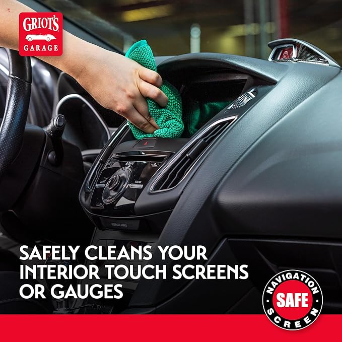 Griot's Garage Interior Detailer, Light-Duty Car Cleaner for All Surfaces, Including Vinyl, Leather, Metal, Plastic, Glass, and More, 10975, 22oz
