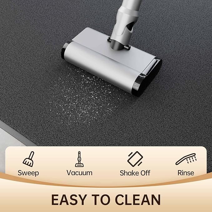 Amyracel Front Door Mat Indoor Outdoor Entrance, 24" x 72" All-Season Waterproof Doormat for Enterway, Heavy Duty Commercial Floor Mat, Fade Resistant, Rubber Back, Low Profile, Easy Clean