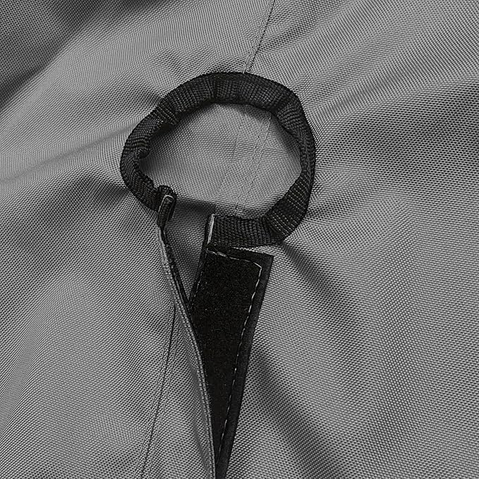 SavvyCraft Waterproof Boat Steering Wheel Covers, Heavy Duty Solution-Dyed 600D Fade-Resistant UV Protection Sailboat Yacht Marine Steering Wheel Protector Case, Vecro and Zipper Closure Black 36"