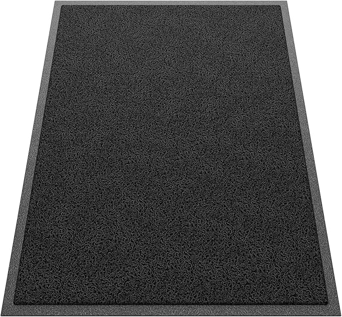Amyracel Front Door Mat Indoor Outdoor Entrance, 36" x 48" All-Season Waterproof Doormat for Enterway, Heavy Duty Commercial Floor Mat, Fade Resistant, Rubber Back, Low Profile, Easy Clean