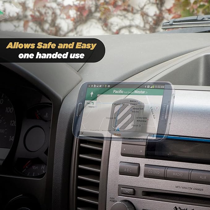 Scosche MAGFM-2PXCES0 MagicMount Flush Magnetic Car Mount, Universal Cell Phone Holder for Car Dashboard & Flat Surfaces, Easy Magnet Mounting for iPhone, iPad, Smartphones, Tablets & More (Pack of 2)