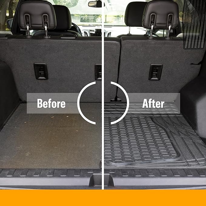 Armor All Heavy-Duty Cargo Mat, Universal Fit Mat for Cars, Trucks, SUVs — Black