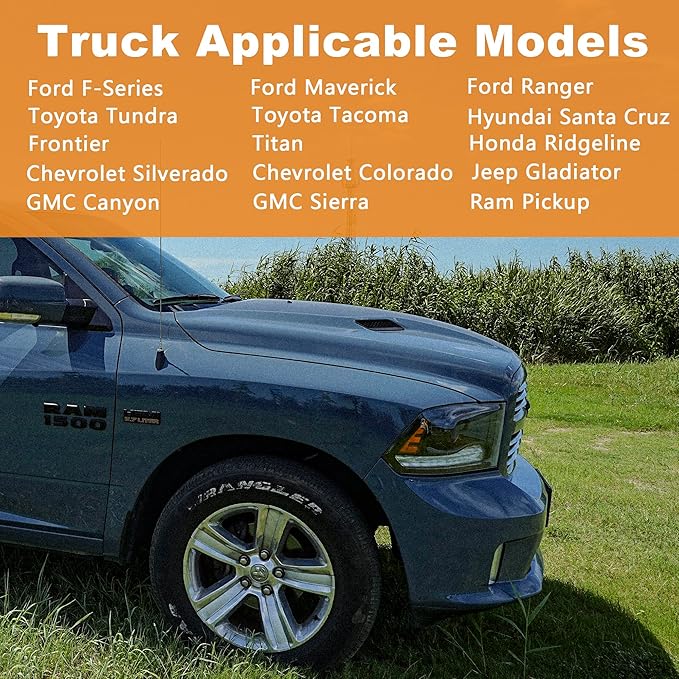 Dog Hammock for Truck,Dog Car Seat Cover for Back Seat, Waterproof Seat Cover for Trucks with Mesh Window,Backseat Cover for Dogs in Car for F150/RAM1500/Sierra/Silverado