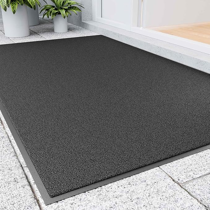 Amyracel Front Door Mat Indoor Outdoor Entrance, 36" x 60" All-Season Waterproof Doormat for Enterway, Heavy Duty Commercial Floor Mat, Fade Resistant, Rubber Back, Low Profile, Easy Clean