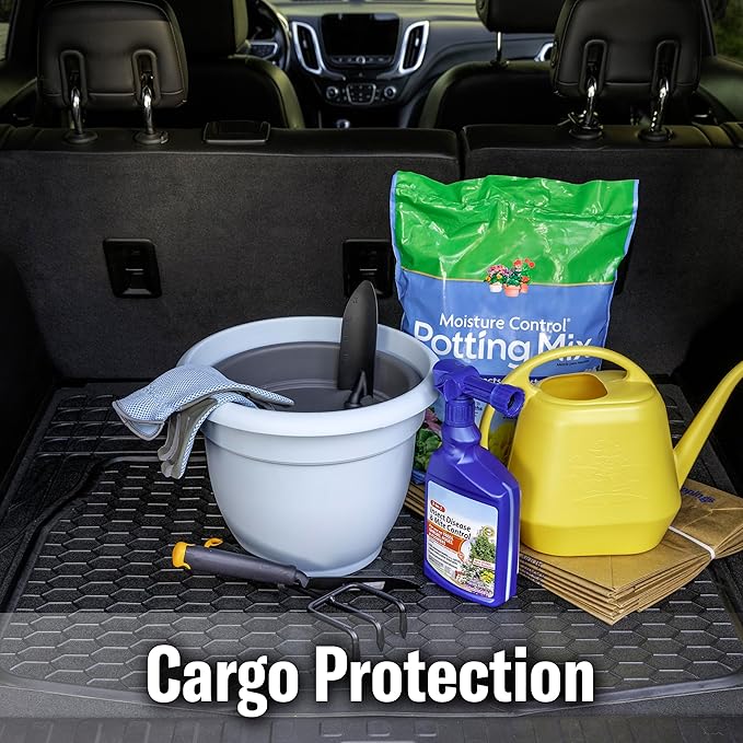 Armor All Heavy-Duty Cargo Mat, Universal Fit Mat for Cars, Trucks, SUVs — Black