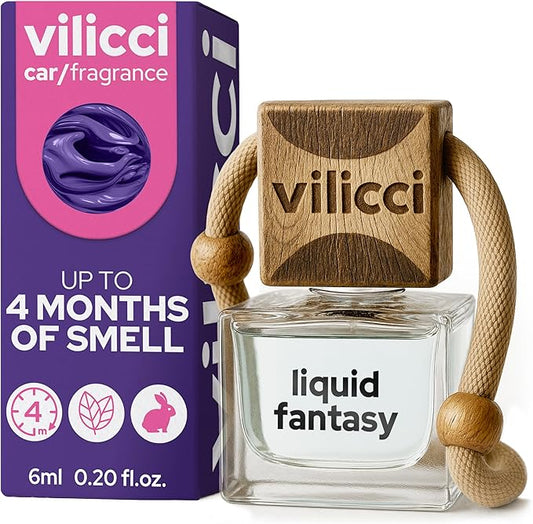 Vilicci Liquid Fantasy Car Air Freshener – Long Lasting Car Diffuser | Refreshing & Odor Eliminating Car Perfume | Vegan & Cruelty-Free Oil Ingredients | Lasts up to 120 days