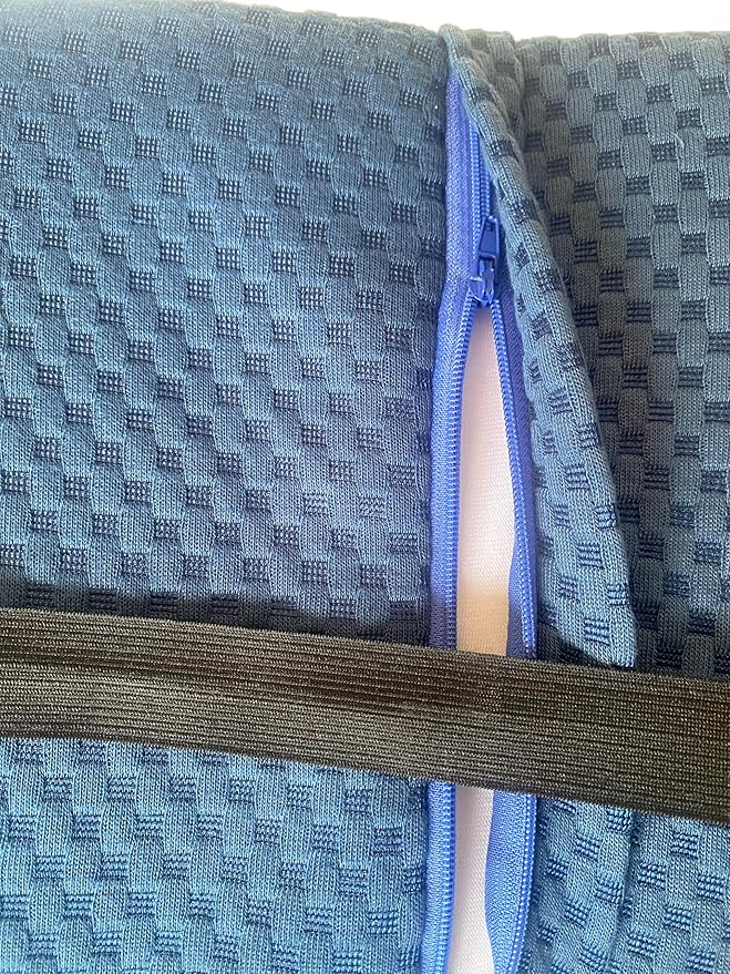 Therapist's Choice Memory Foam Contoured Lumbar Support Pillow - Office Chair Back Support, Back Cushion and Lower Back Pillow - Desk Chair Back Support